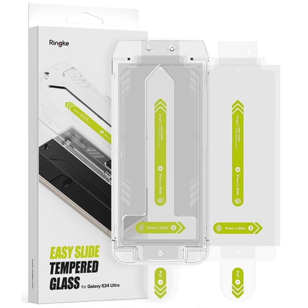 RINGKE EASY SLIDE 2-PACK HÄRDAD GLAS GALAXY S24 ULTRAKLAR
