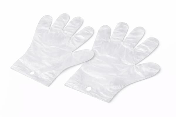 Perforerade HDPE-folie engångshandskar