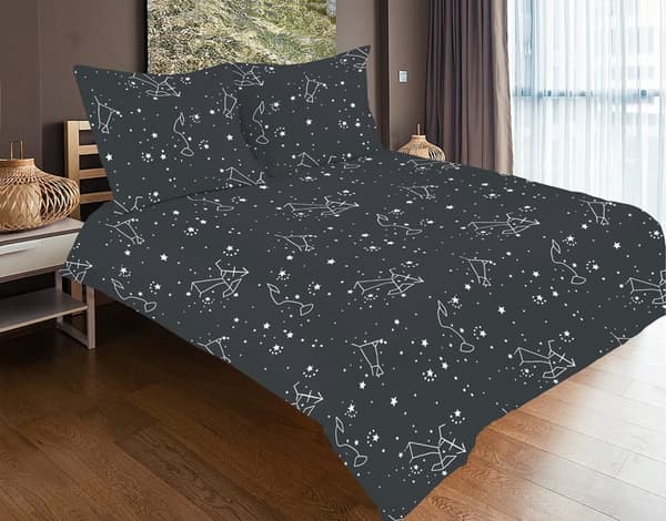 Satin Sengetøj 140x200 EKSKLUSIV 53 Zodiac