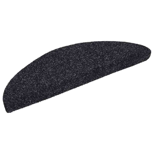 vidaXL selvklæbende trappemåtter 20 stk. sorte 56x17x3 cm