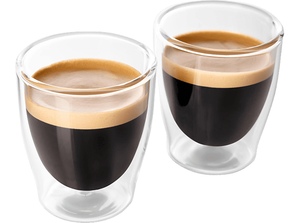 Tchibo espressoglas, set of 2