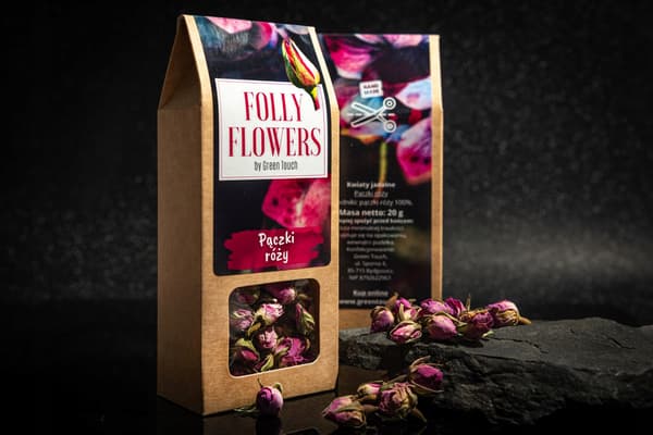 Torkade Rosknoppar Ätliga Blommor 20g