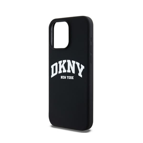 DKNY Liquid Silicone White Printed Logo MagSafe - iPhone 14 Pro Max cover (sort)
