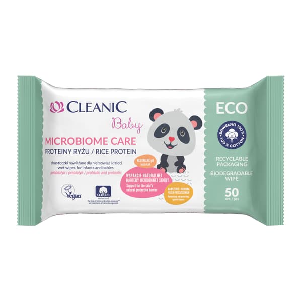 HH Cleanic Eco Baby näsdukar risprotein 50 st.