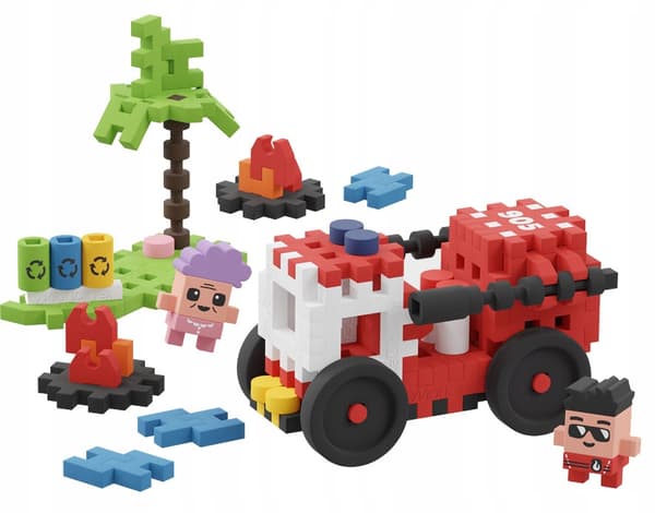 MINI VÅFFELBLOCK Brandbil 80 EL MARIOINEX