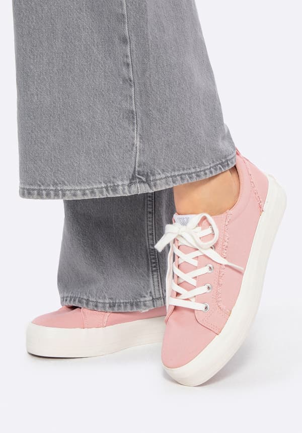 Wittchen Dames Lyserøde Stof Sneakers, Lyserød Syntetisk Materiale