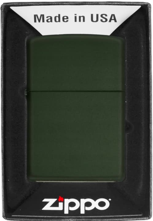 ZIPPO Lighter GRØN MAT Gavesæt nr. 3