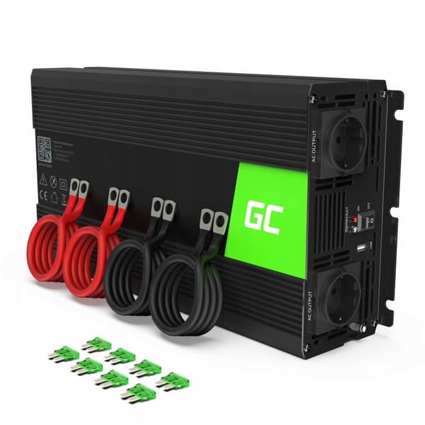 Green Cell INV12 3000W/6000W 12V-230V autoinvertteri