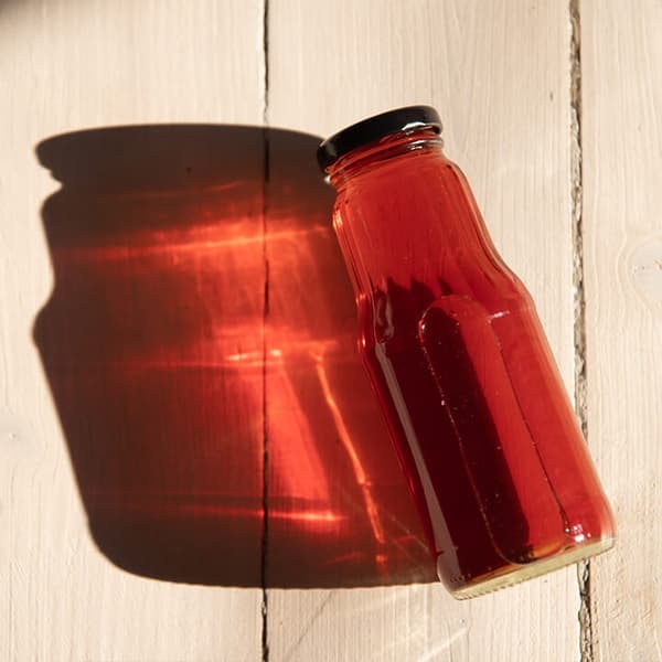FRUKTflaska för juice, sirap 300ml + LOCK
