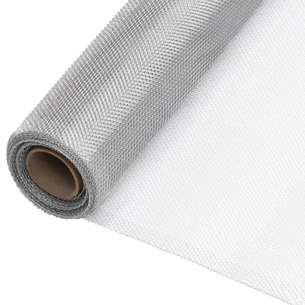 vidaXL Aluminiumnät, 112 x 2000 cm, Silver
