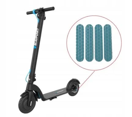 Blå reflexdekaler för Blaupunkt ESC 910.2 / 808 scooter