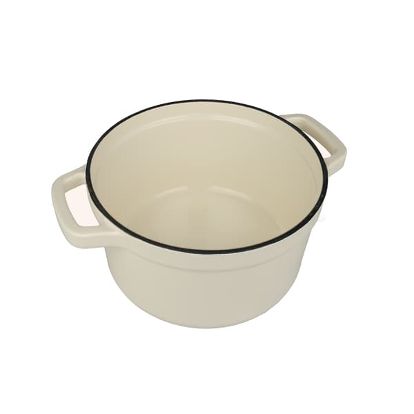 Støbejernsgryde Tierra 28cm 5,6L Cremefarvet NOIS