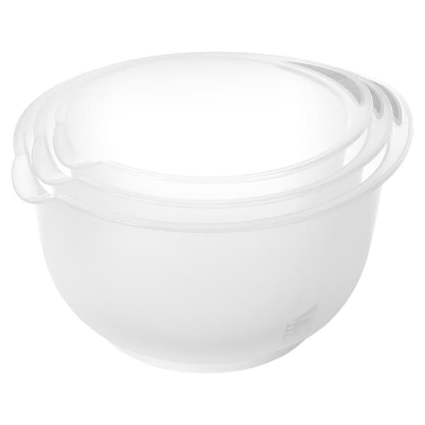 Mixningsbål med mätkopp 1,5 / 2 / 2,5 l 3 st