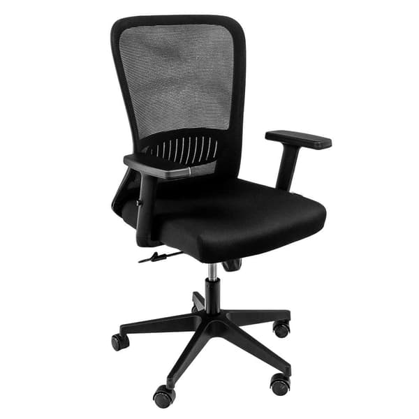 Furvelo Norma BP/A1D/L1D skrivebordsstol med hjul sort
