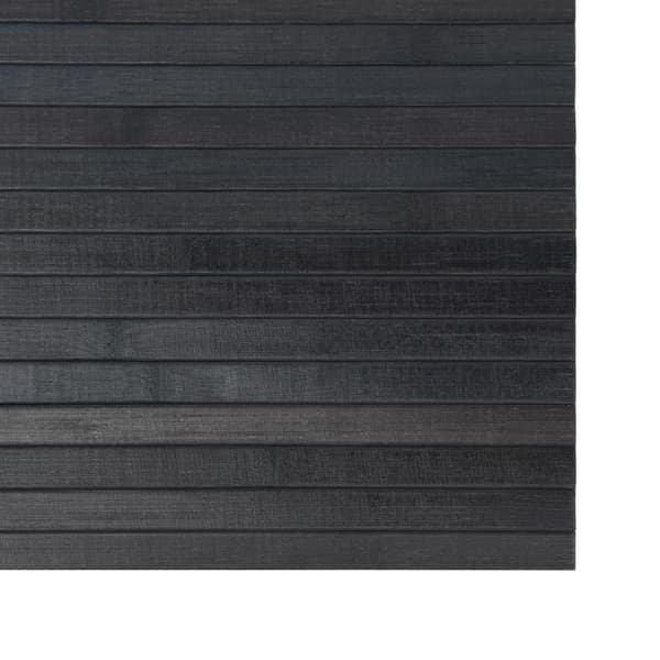 vidaXL Suorakulmainen matto, harmaa, 70x200 cm, bambu