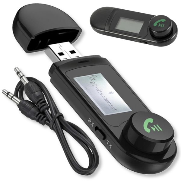 Transmitter Bluetooth 5.0 Modtager Transmitter AUX USB Håndfri Kit BT