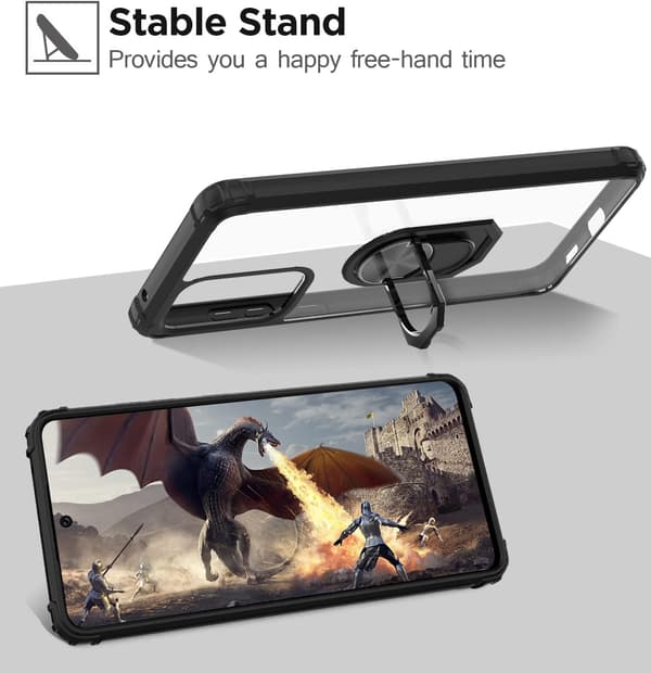 TRANSPARENT ETUI TIL SAMSUNG GALAXY A33 5G 2xGLAS