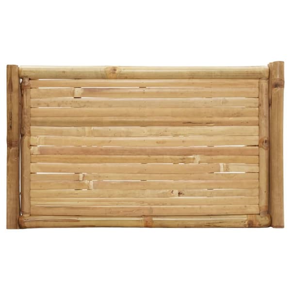 vidaXL Hopfällbart trädgårdsbord med bricka 70,5x42,5x80 cm bambu