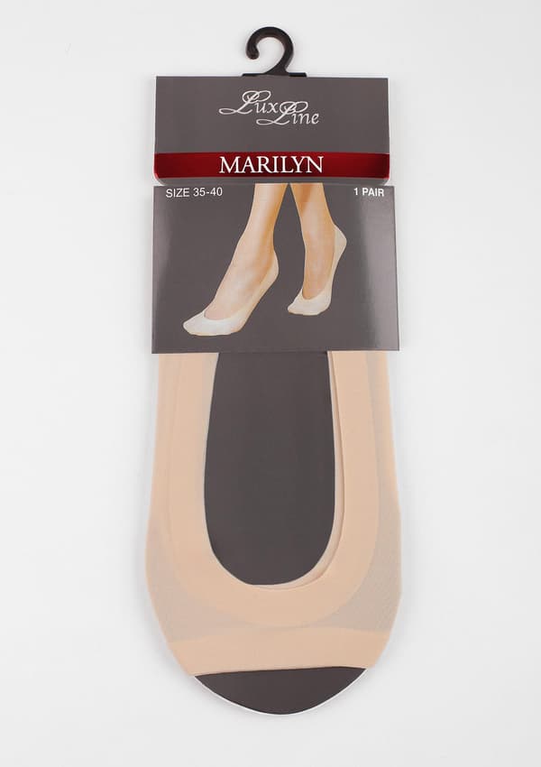 Tåfri Ankelstrømper med silikone Lux Line Nf New Marilyn One Size Sort