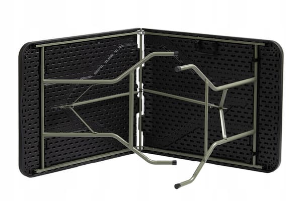 havebord foldbart catering banket 180x74cm sort