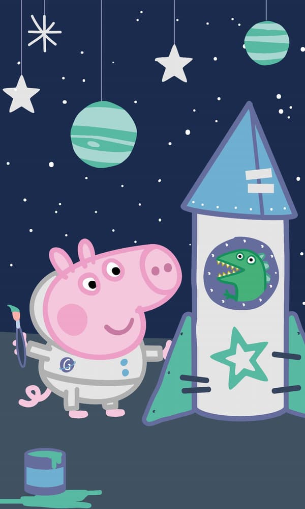 Handduk 30x50 Peppa Pig 100% bomull för dagis