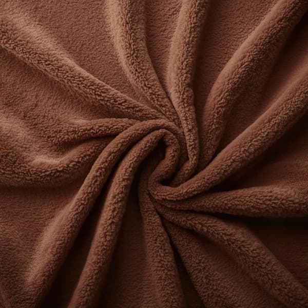 Thermosoft fleece lagen - Chokolade 90x200