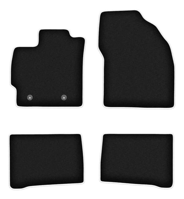 Bilmåtter CARLUX-SILVER til Toyota Prius III hatchback (2009-2011)