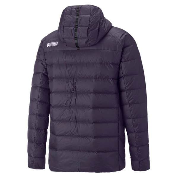 Puma PACKLITE DOWN herrjacka med huva marinblå 84935506 r M