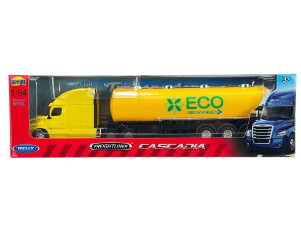 WELLY FREIGHTLINER CASCADIA -SÄILIÖ 1:64 68061
