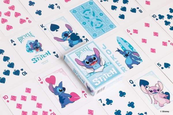 BICYCLE DISNEY STITCH Spelkort 1 LEK i trälåda