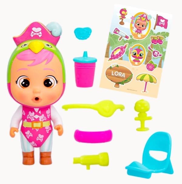 TM Toys CryBabies BeachBabies Lora docka IMC913233
