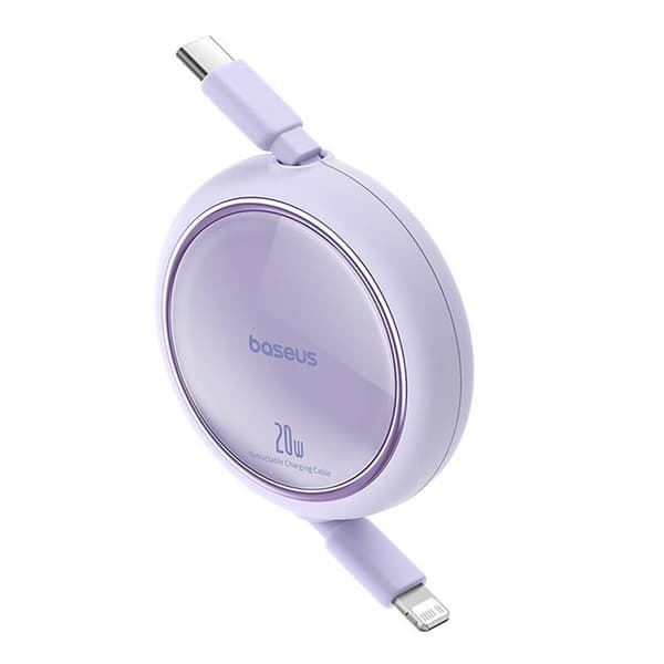Baseus Free2Pull USB-C til iPhone 20W 1m USB-kabel (lilla)