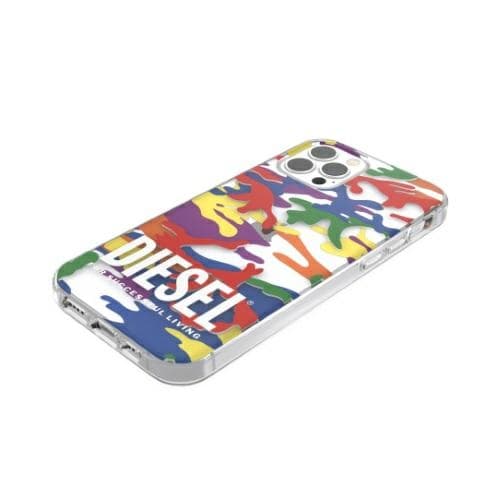 Diesel Clear Case Pride Camo AOPiPhone 12/12 Pro monivärinen/värikäs 44332