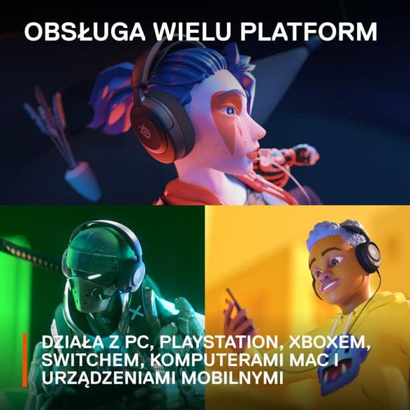 STEELSERIES Arctis Nova 1 svarta hörlurar