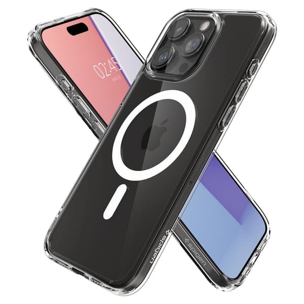SPIGEN ULTRA HYBRID MAGSAFE IPHONE 15 PRO HVID