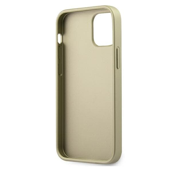Guess GUHCP12SIGLGO iPhone 12 mini 5,4oz/guld hårdt cover iriserende