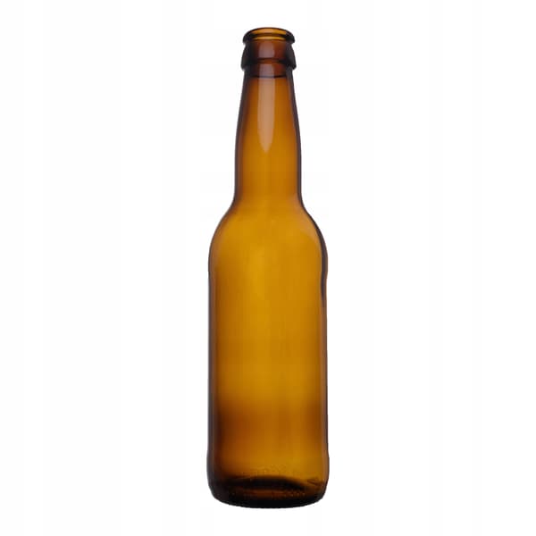 5x langhalsede glasølflasker 330 ml
