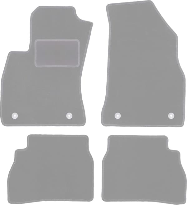 Harmaat auton matot Opel Combo D 0:lle (2011-2018)