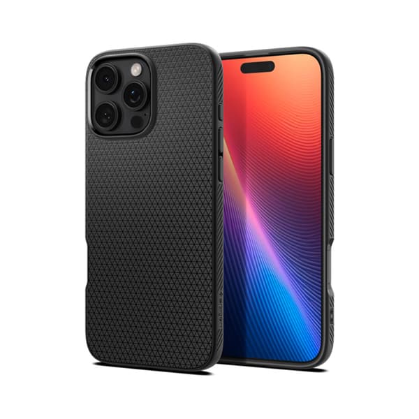 Spigen Liquid Air – Skal till iPhone 16 Pro (Mattsvart)