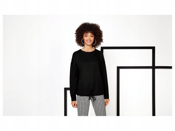 esmara Svart blus storlek XS 32/34