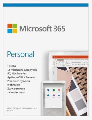 Microsoft 365 Personal-abonnement i 1 år, 1 bruger