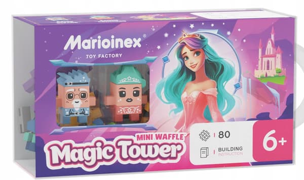 Marioinex Mini Waffle Princess Magic Tower 80 kpl 2Kuva