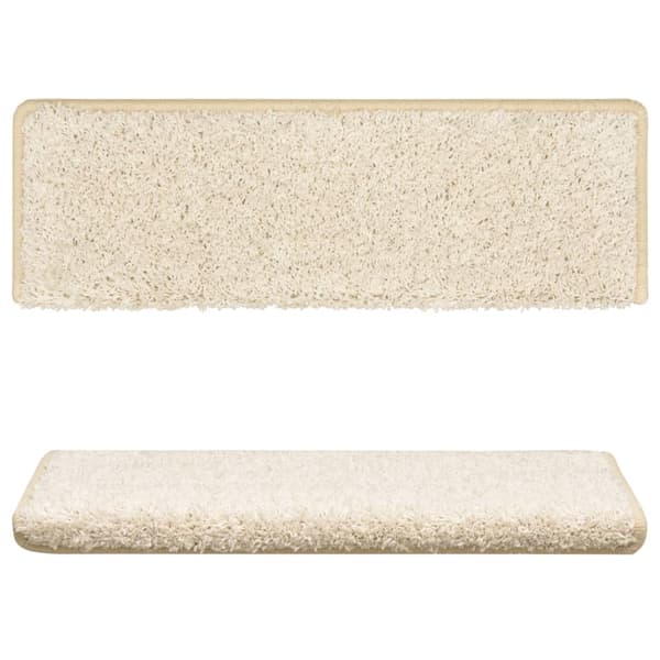 vidaXL Trappsteg, 10 st, 65x21x4 cm, Vit