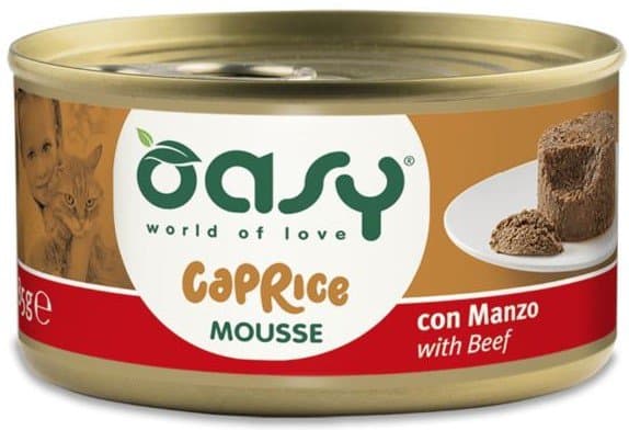 Oasy | Mousse Katt | 85g - Nötkött 85g