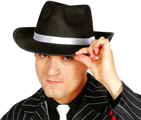 AL Capone Mustan ritarin gangsterihattu
