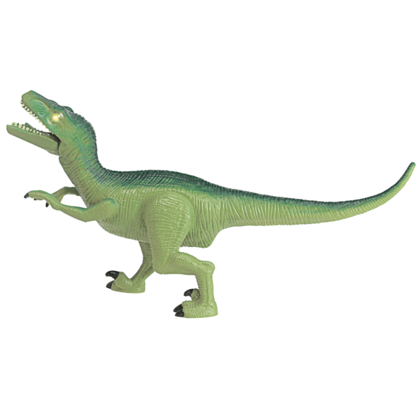 DINOSAUR LYS- OG LYDEFFEKTER BEVÆGELIGE ELEMENTER INTERAKTIVE