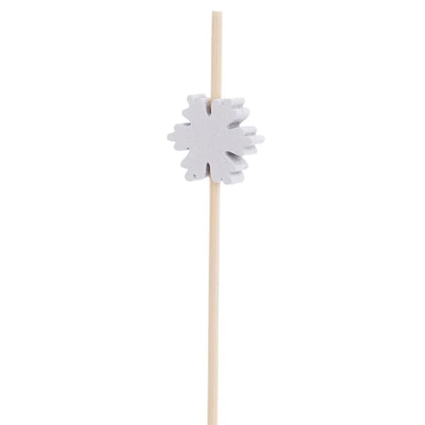 Bambu tandstickor för snacks snöflinga 12 cm 20 st