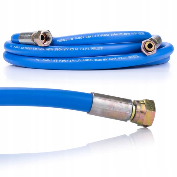 5m sprayslang för putsmaskin 1/2" W.P 400Psi B.P 1700Psi Rosfix Blue Dragon BD57 / BD41
