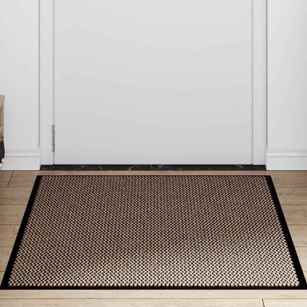 vidaXL dørmåtte brun 90x150 cm