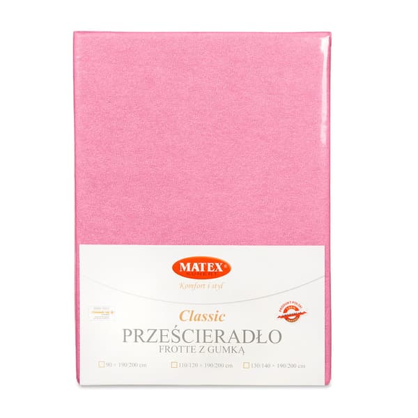 Frottélagen 150/160x190/200 CLASSIC Pink